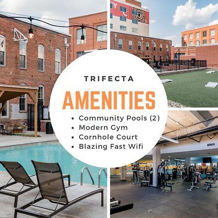 Ferienwohnung Trifecta Historic Brick 2Br Getaway Superhost Durham Exterior foto