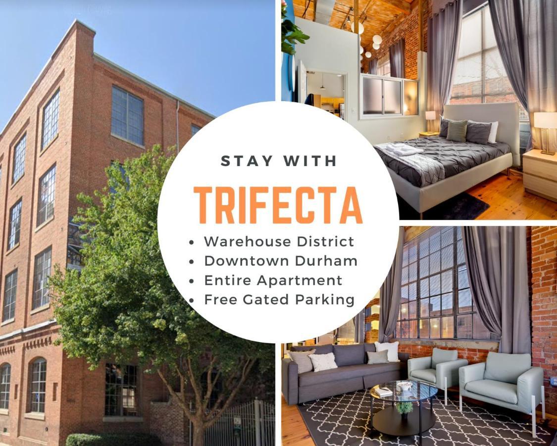 Ferienwohnung Trifecta Historic Brick 2Br Getaway Superhost Durham Exterior foto