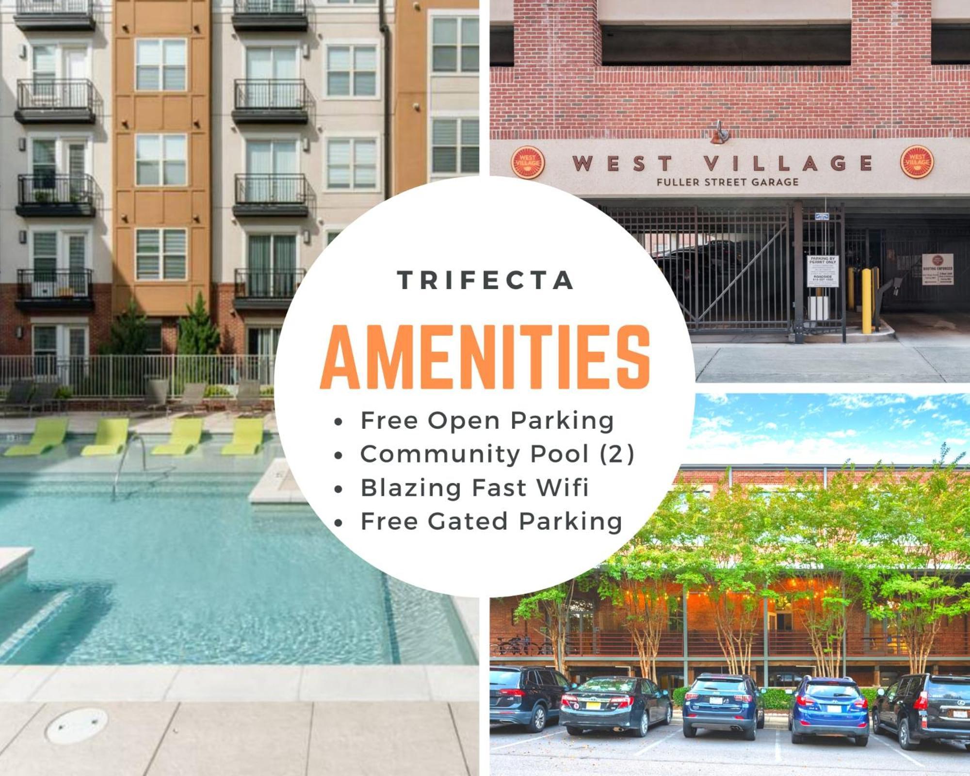 Ferienwohnung Trifecta Historic Brick 2Br Getaway Superhost Durham Exterior foto
